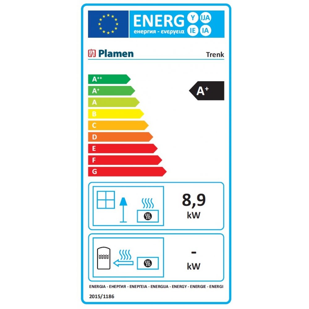 Кrbová kamna Plamen Trenk 8.9kW | Kamna na dřevo | Krbová kamna |