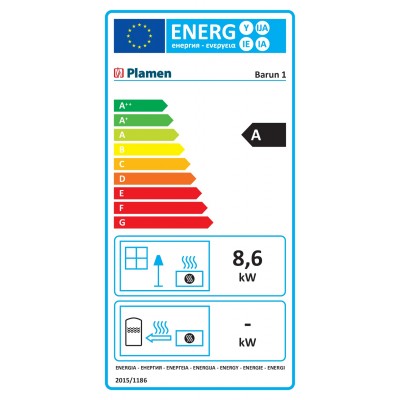 Krbová vložka Plamen Barun 1, Tepelný výkon 8 kW - Krby