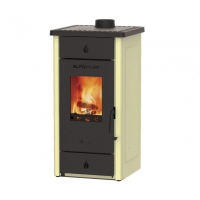 Krbová kamna Alfa Plam Elita 3 Ivory 7kW - Krbová kamna