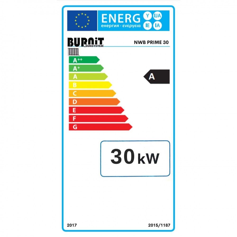 Kotel na tuhá paliva BURNiT NWB PRIME 30, 30kW | Kotle na tuhá paliva | Dřevo |
