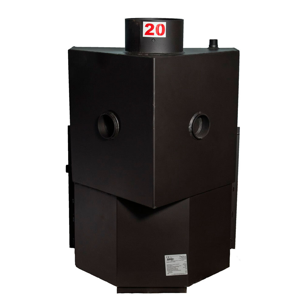 Teplovodní krbová vložka Prity AC W20 litinová, 25kw | Teplovodní krbová vložka | Krby |