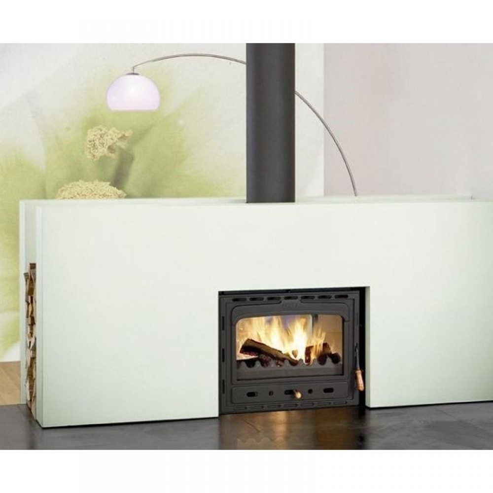 Teplovodní krbová vložka Prity 2C W28 litinová, 33.2kw | Teplovodní krbová vložka | Krby |