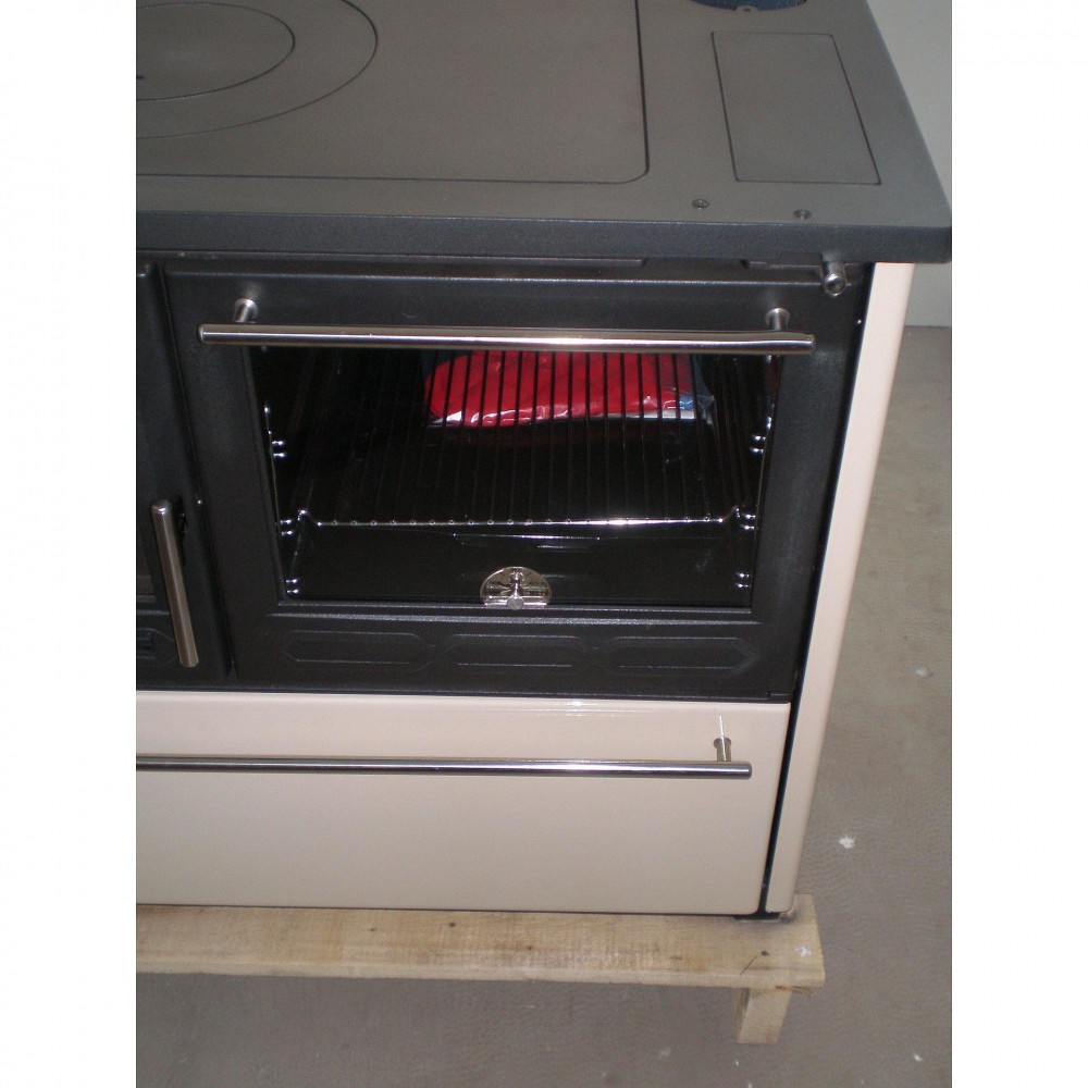 Sporák na tuhá paliva Plamen 850 Glas N, 8kW | Krbová kamna s troubou | Krbová kamna |
