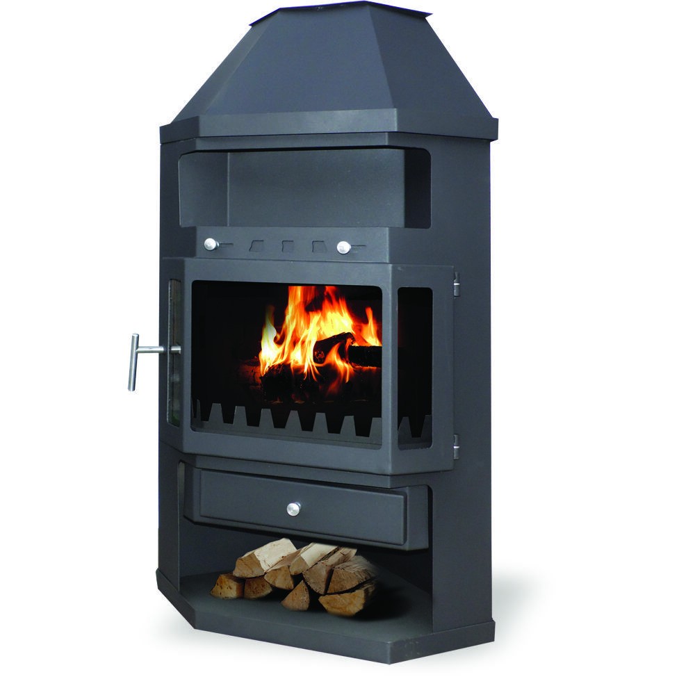 Krbová kamna Zvezda Fantasia 10.8kW | Vzduchová kamna na dřevo | Krbová kamna |