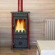 Krbová kamna s teplovodním výměníkem MBS Thermo Vesta Červené, 11.2kW | Krbová kamna s teplovodním výměníkem | Krbová kamna |