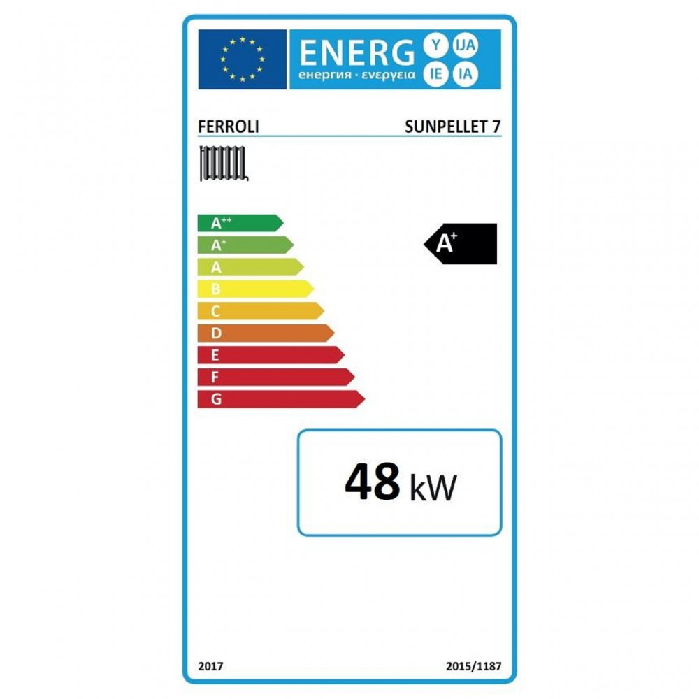 Soupravy na pelety Ferroli SUN PELLET 7, 48 KW | Soupravy na pelety | Pelety |