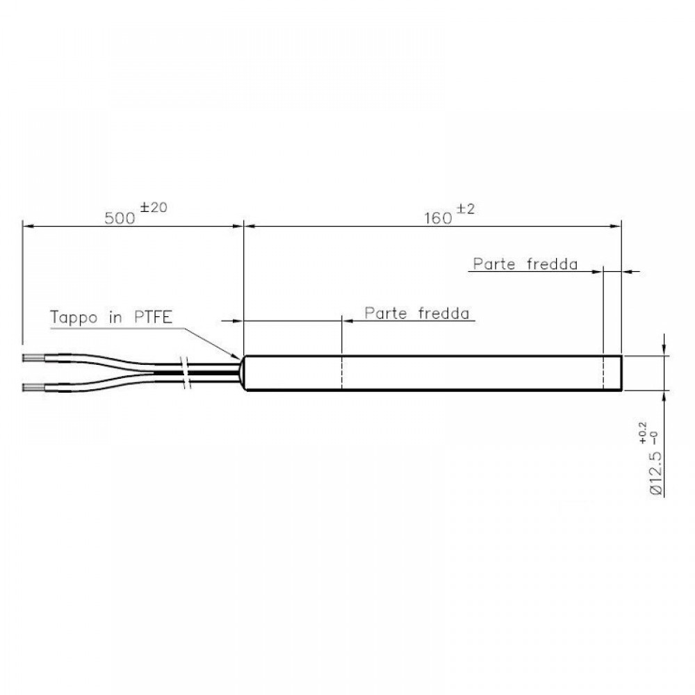 Topné těleso pro peletová kamna Palazzetti, Royal, MCZ, Olimpia Splendid, Pellbox, Clam, Thermorossi a další, celková délka 160mm, 350W - x3 | Topné těleso na peletová kamna | Náhradní díly na peletová kamna |