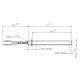 Topné těleso pro peletová kamna Palazzetti, Cadel, Thermorossi, Olimpia Splendid, celková délka 170mm, 350W - x2 | Topné těleso na peletová kamna | Náhradní díly na peletová kamna |