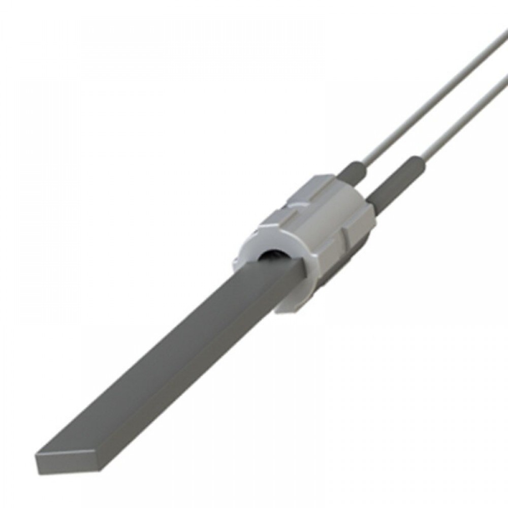 Topné těleso s černým křemenným krystalem pro peletová kamna, celková délka 122mm, 400W | Topné prvky | Díly krbů na pelety |