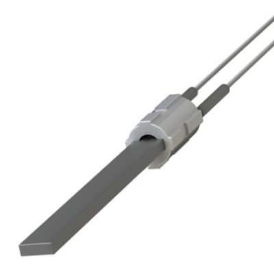 Topné těleso s černým křemenným krystalem pro peletová kamna Eco Spar, BURNiT, Palazzetti, VistaFlame, Whitfield, Lennox a další, celková délka 122mm, 400W - Náhradní díly na peletová kamna