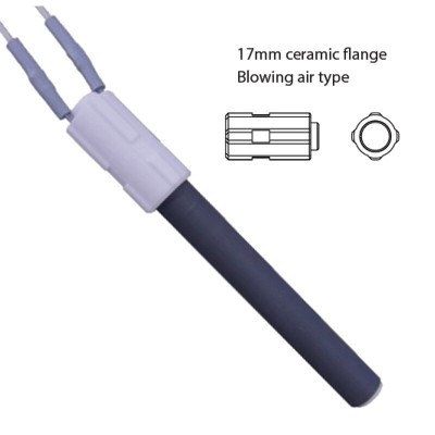 Keramické topné těleso pro peletová kamna BURNiT, Palazzetti a další, celková délka 113mm, 260W - Náhradní díly na peletová kamna