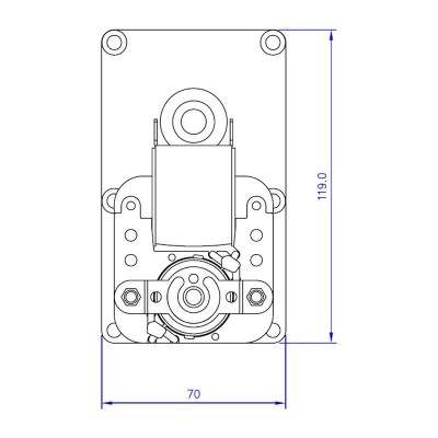 Převodový motor Mellor FB1271, 4RPM pro peletová kamna Caminetti Montegrappa a další - Převodové motory na peletová kamna