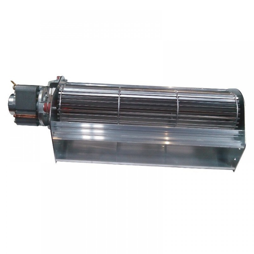 Tangenciální ventilátor s Ø80 mm, průtok 175/195 m³/h | Ventilátory a dmychadla | Díly krbů na pelety |