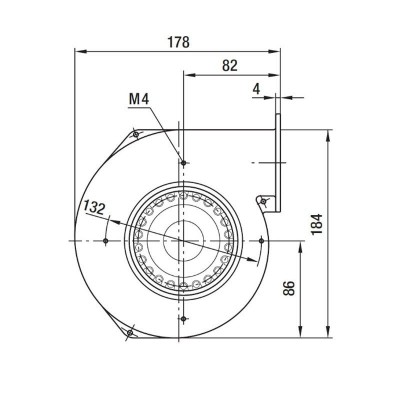 Radiální ventilátor EBM pro peletová kamna Clam, průtok 265 m³/h - Srovnání produktů
