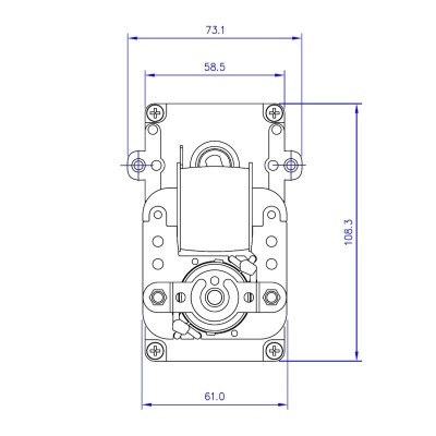 Motor s dutou hřídelí Mellor KB1008 5RPM pro peletová kamna Cadel, Deville, Eurofiamma, Eurostek, Italiana Camini, Karmek One, Zibro, Puros, Qlima, Italflame, Tecnoflam, Bestfire, TMC, MG, Ambiente e Calore, Fair, King Fire, Mecatech a další - Srovnání produktů