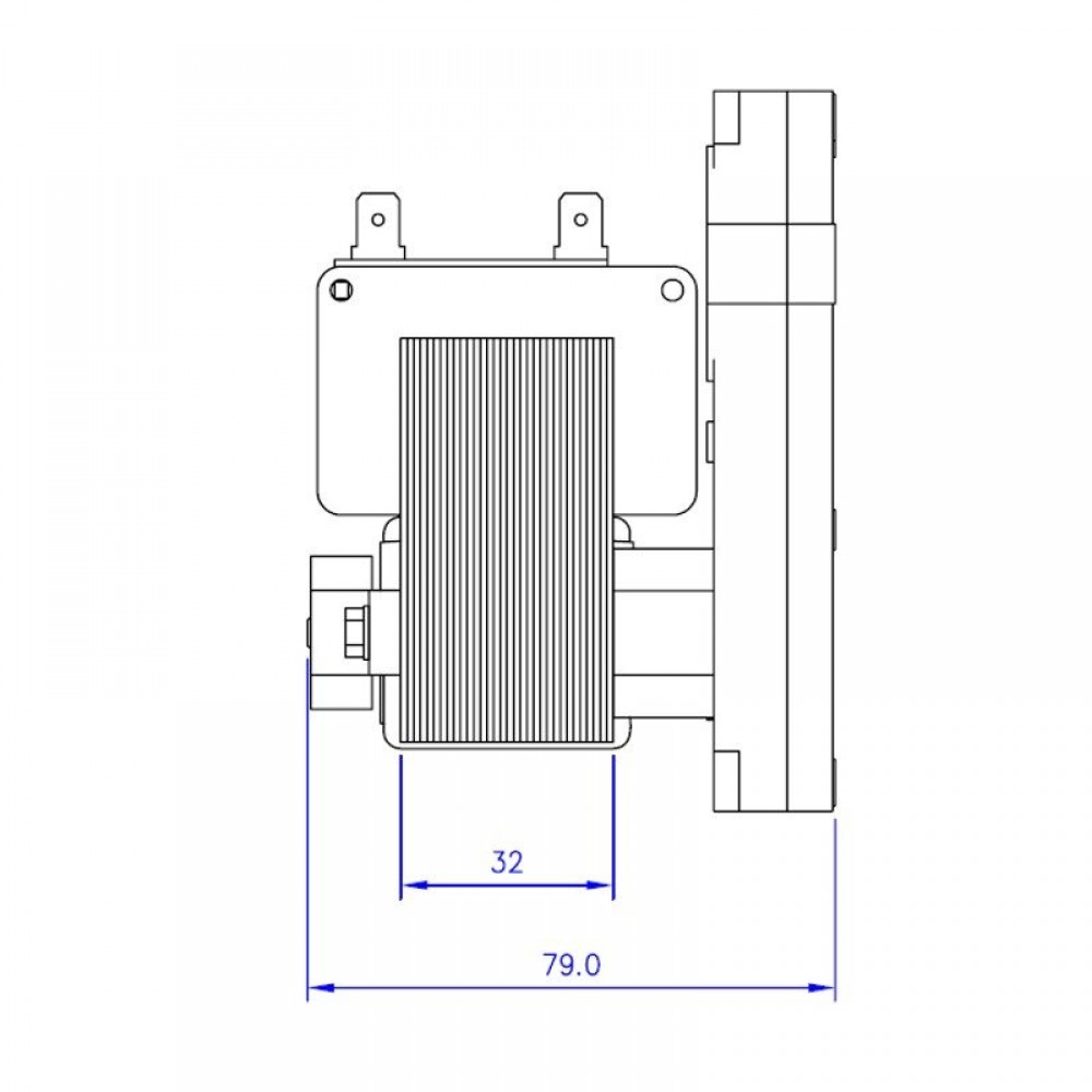 Motor s dutou hřídelí Mellor KB1008 5RPM pro peletová kamna Cadel, Deville, Eurofiamma, Eurostek, Italiana Camini, Karmek One, Zibro, Puros, Qlima, Italflame, Bestfire, TMC, MG a další | Převodové motory | Díly krbů na pelety |