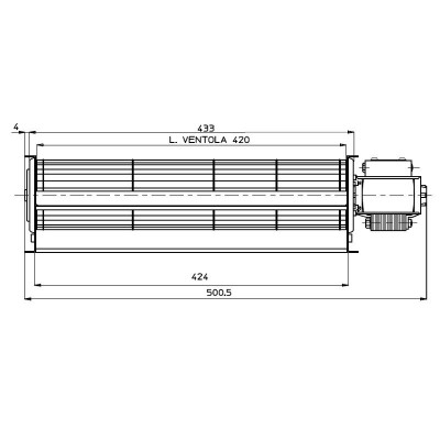 Tangenciální ventilátor Fergas pro peletová kamna Deville s Ø60 mm, průtok 280 m³/h - Srovnání produktů
