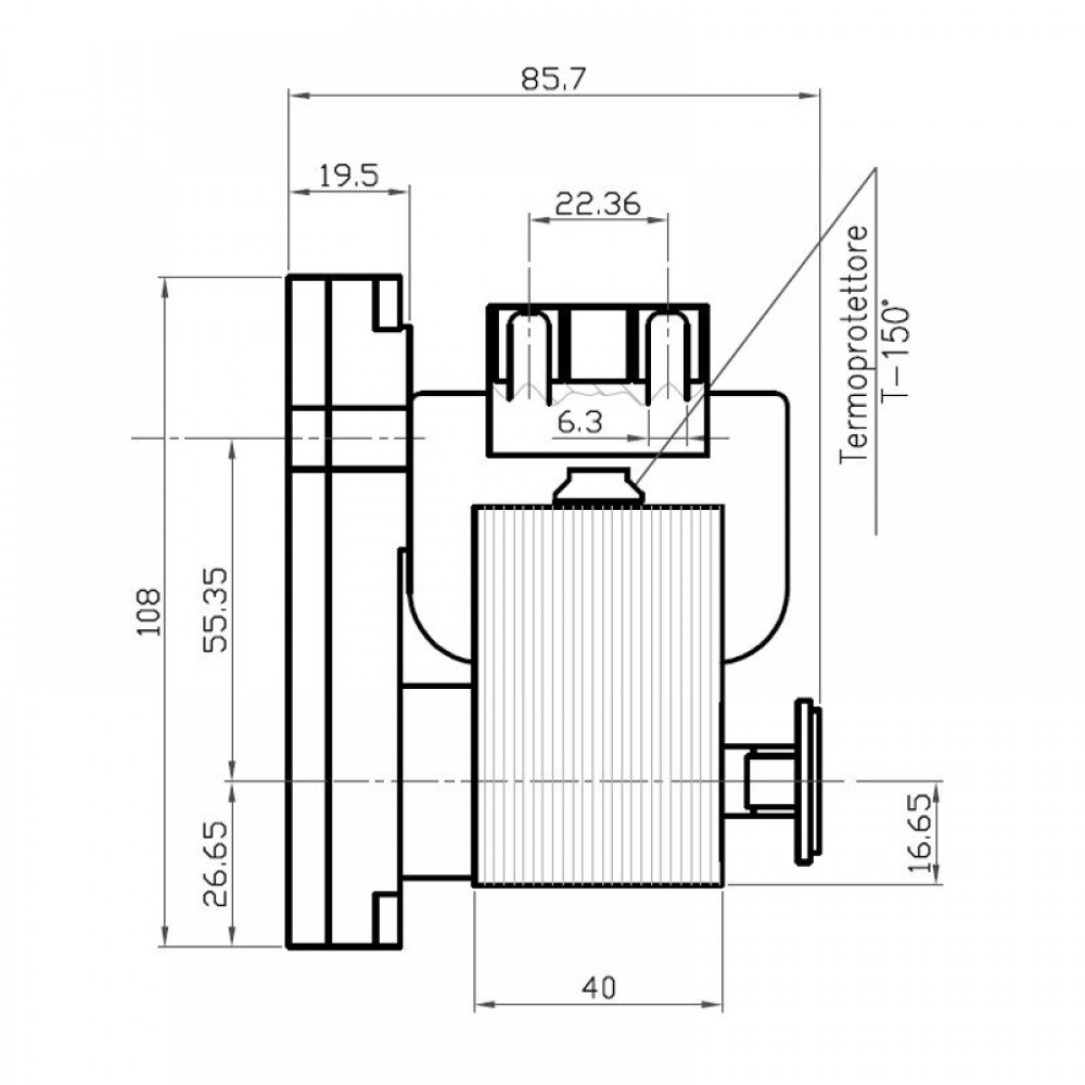 Motor s dutou hřídelí Kenta K9117153, 5RPM pro peletová kamna Ambiente E Calore, Bestfire, Cadel, Deville, Karmek One, Puros, Qlima, Italiana Camini a další | Převodové motory | Díly krbů na pelety |