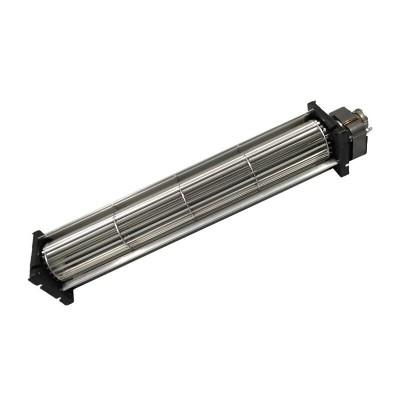 Tangenciální ventilátor s Ø60 mm, průtok 190 m³/h pro peletová kamna Cadel, Deville, Edilkamin a další - Náhradní díly na peletová kamna