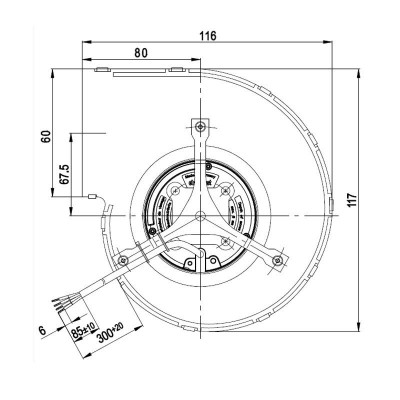 Radiální ventilátor EBM pro peletová kamna Anselmo Cola, Cadel, Deville, Edilkamin, Evacalor, Ferroli, MCZ, Moretti Design, La Nordica, Palazzetti, Sicalor a další, průtok 390 m³/h - Srovnání produktů