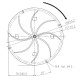 Odsavač kouře Fandis 130/155 m³/h pro peletová kamna Clam, Deville, Ecoteck, Edilkamin, Karmek One, Ravelli, Puros, Palazzetti a další | Ventilátory a dmychadla | Díly krbů na pelety |