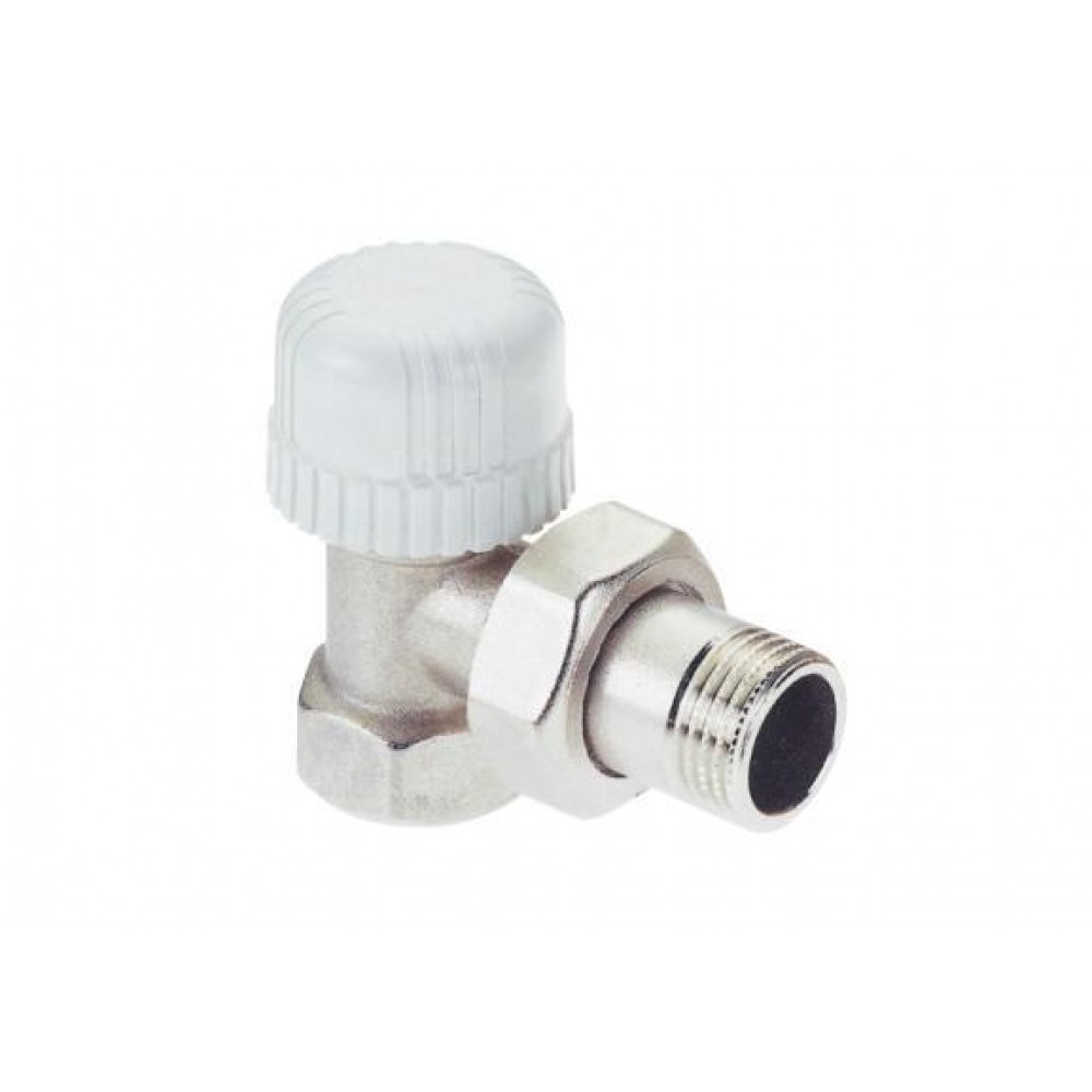 Ventil radiátoru 1/2", úhlový ICMA 774 pro termostatickou hlavici (M28x1,5)