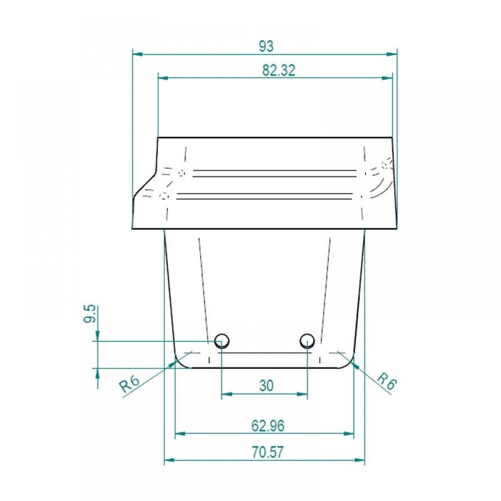 Litinový hořák pro peletová kamna, 113 x 93 mm | Braziers | Spalovací komora |