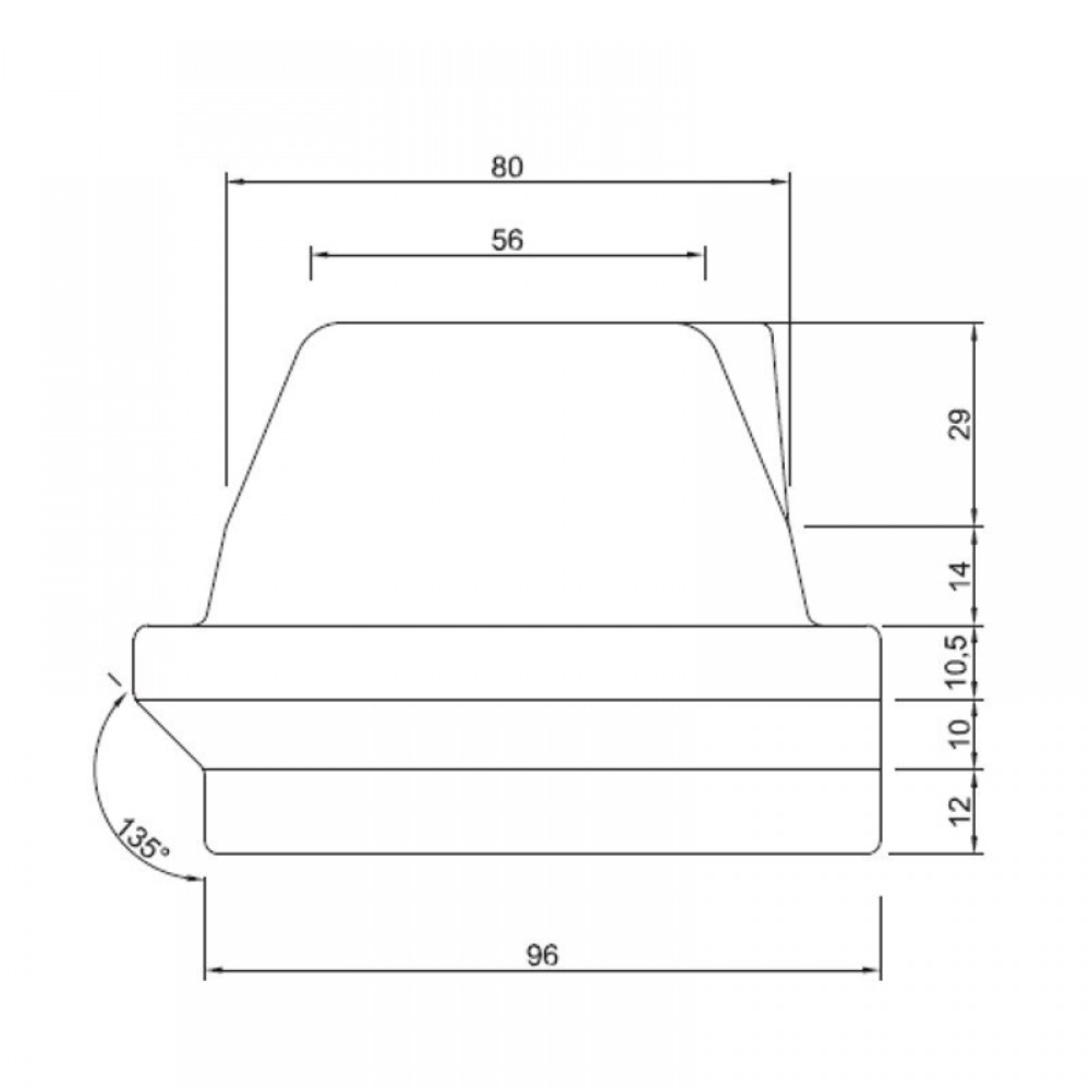 Litinový hořák pro peletová kamna, 165 x 106 mm | Braziers | Spalovací komora |