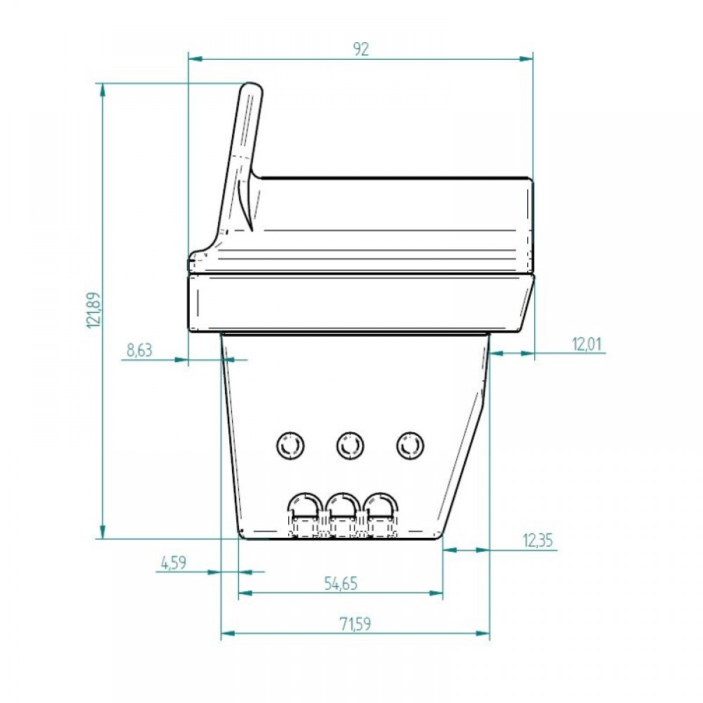 Litinový hořák pro peletová kamna, 136 x 92 mm | Braziers | Spalovací komora |