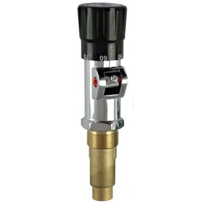 Thermostatic draft regulator for solid fuel boiler - Centrální vytápění