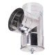 Komínová souprava pro peletová kamna, Nerez AISI 304, 80-130mm - 80-150mm | Komínové soupravy | Komíny |