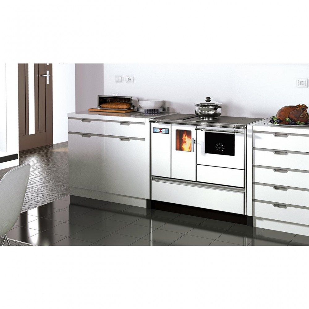 Sporák na pelety Alfa Plam Alfa 90 Pelet Bílý , 8.18kW | Sporáky na pelety | Pelety |
