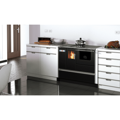Sporák na pelety Alfa Plam Alfa 90 Pelet Anthracite, 8.18kW - Peletová kamna