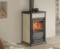 Krbová kamna s teplovodním výměníkem