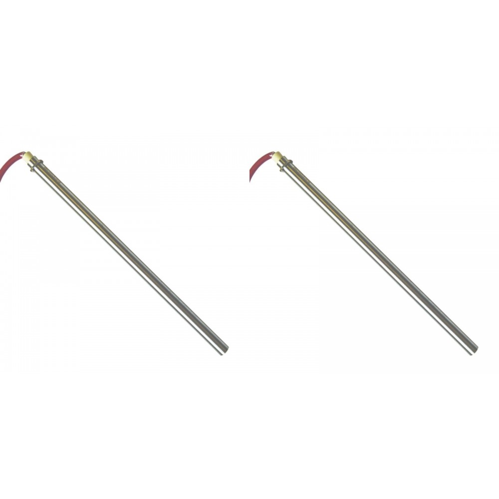 Topné těleso pro peletová kamna Edilkamin a další, celková délka 280mm, 470W - x2 | Topné těleso na peletová kamna | Náhradní díly na peletová kamna |