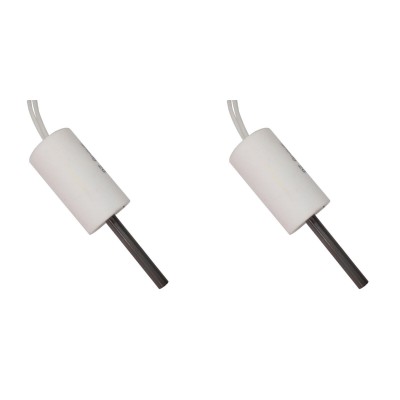 Nízkonapěťové topné těleso pro peletová kamna ComfortBilt, Edilkamin a další, celková délka 66mm, 90 - 100W až 24V AC - x2 - 