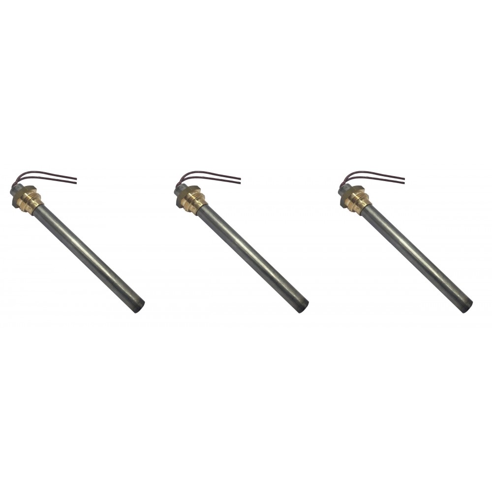 Topná tělesa pro peletová kamna Ecoteck, Ravelli a další, celková délka 114mm, 250W - x3