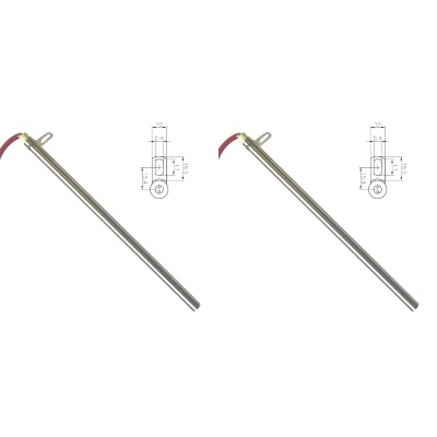 Topné těleso pro peletová kamna Edilkamin a další, celková délka 280mm, 470W - x2 - Speciální nabídky