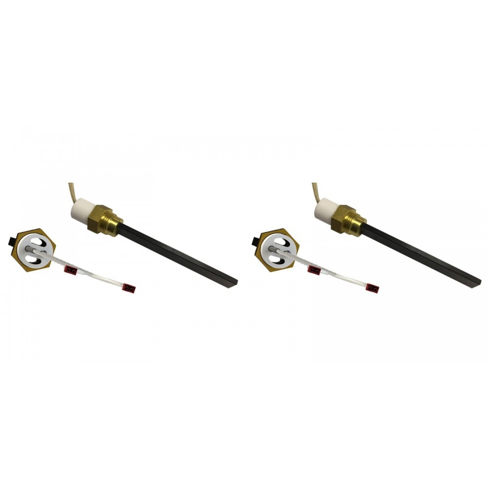 Nízkonapěťové topné těleso pro peletová kamna Eco Spar, BURNiT, ComfortBilt a další, celková délka 123mm, 120W až 24V - x2