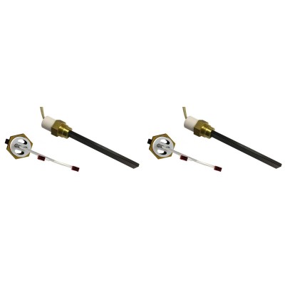 Nízkonapěťové topné těleso pro peletová kamna Eco Spar, BURNiT, ComfortBilt a další, celková délka 123mm, 120W až 24V - x2 - Srovnání produktů