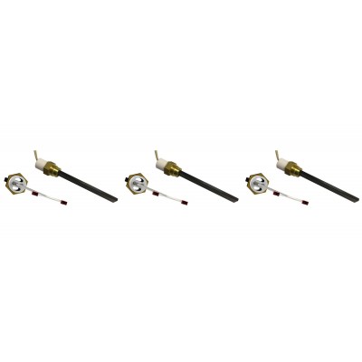 Nízkonapěťové topné těleso pro peletová kamna Eco Spar, BURNiT, ComfortBilt a další, celková délka 123mm, 120W až 24V - x3 - Srovnání produktů