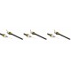 Topné těleso s černým křemenným krystalem pro peletová kamna Karmek One, Balkan Energy, La Nordica a další, celková délka 126mm, 300W - x3 | Topné těleso na peletová kamna | Náhradní díly na peletová kamna |