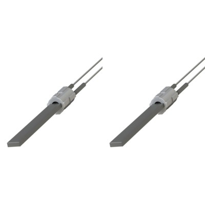 Topné těleso s černým křemenným krystalem pro peletová kamna Eco Spar, BURNiT, Palazzetti, Ravelli, MCZ a další, celková délka 122mm, 300W - x2 - Speciální nabídky
