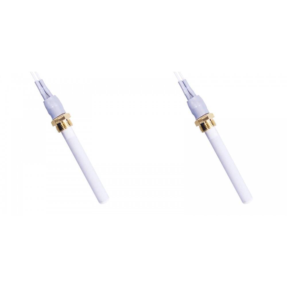 Keramické topné těleso pro peletová kamna Eco Spar, BURNiT, Warmflow, Adler, AMG, Ecoteck a další, celková délka 88mm, 250W - x2 | Topné těleso na peletová kamna | Náhradní díly na peletová kamna |