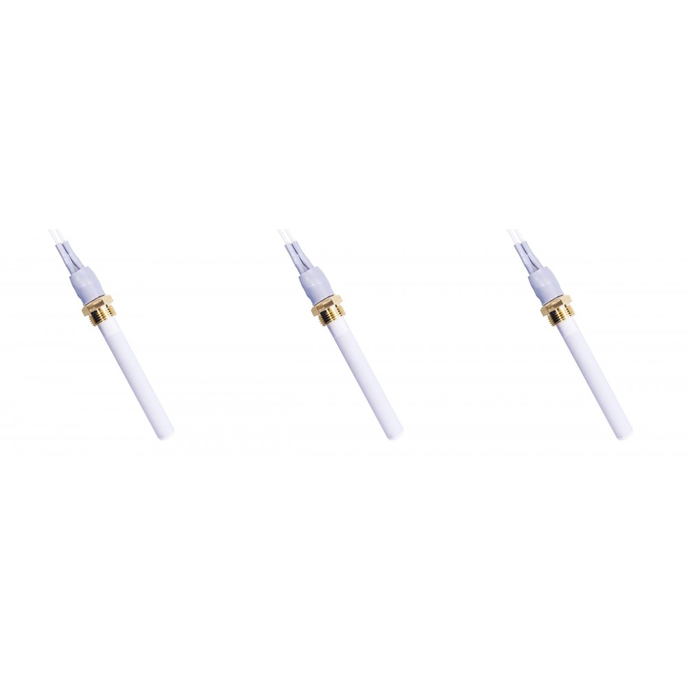 Keramické topné těleso pro peletová kamna Eco Spar, BURNiT, Warmflow, Adler, AMG, Ecoteck a další, celková délka 88mm, 250W - x3