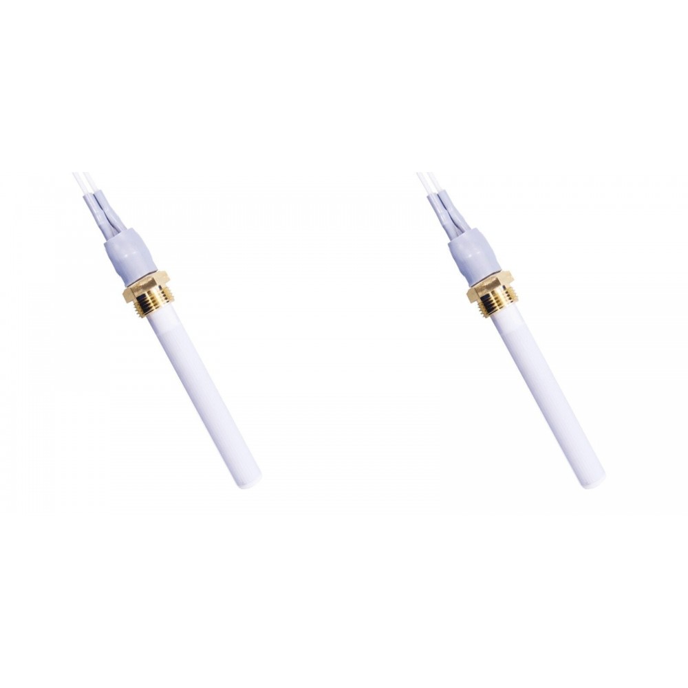 Keramické topné těleso pro peletová kamna Eco Spar, BURNiT, Warmflow, Adler, AMG, Ecoteck a další, celková délka 88mm, 250W - x2