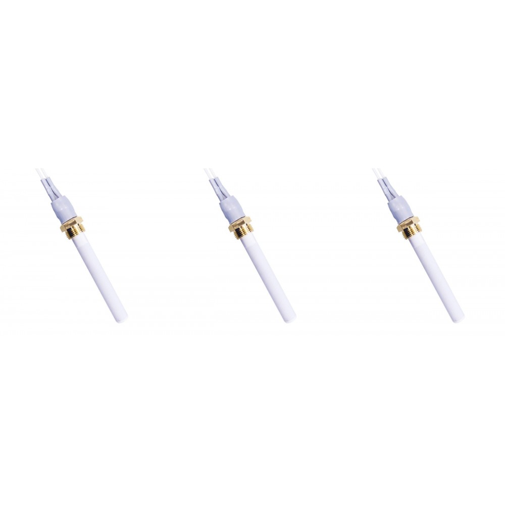 Keramické topné těleso pro peletová kamna Eco Spar, BURNiT, Warmflow, Adler, AMG, Ecoteck a další, celková délka 88mm, 250W - x3 | Topné těleso na peletová kamna | Náhradní díly na peletová kamna |