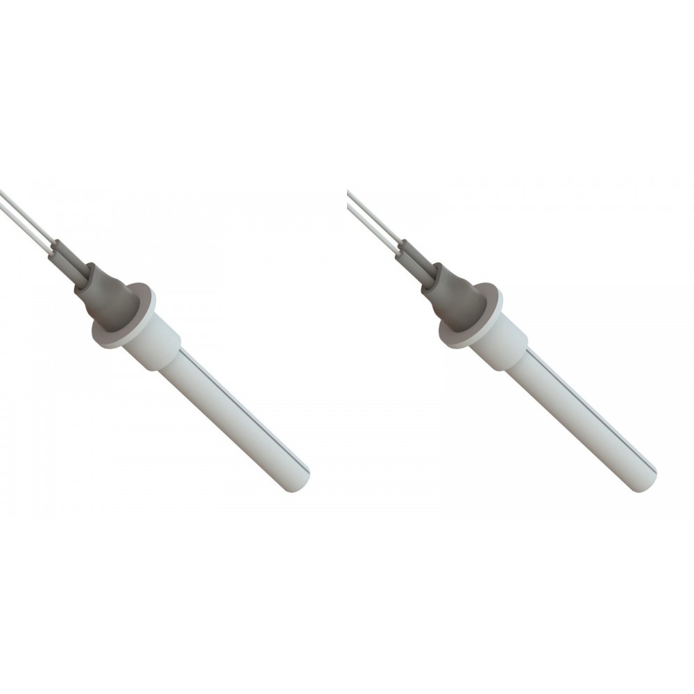 Keramické topné těleso pro peletová kamna ETA, Grant Spira, ComfortBilt a další, celková délka 107mm, 260W - x2 | Topné těleso na peletová kamna | Náhradní díly na peletová kamna |