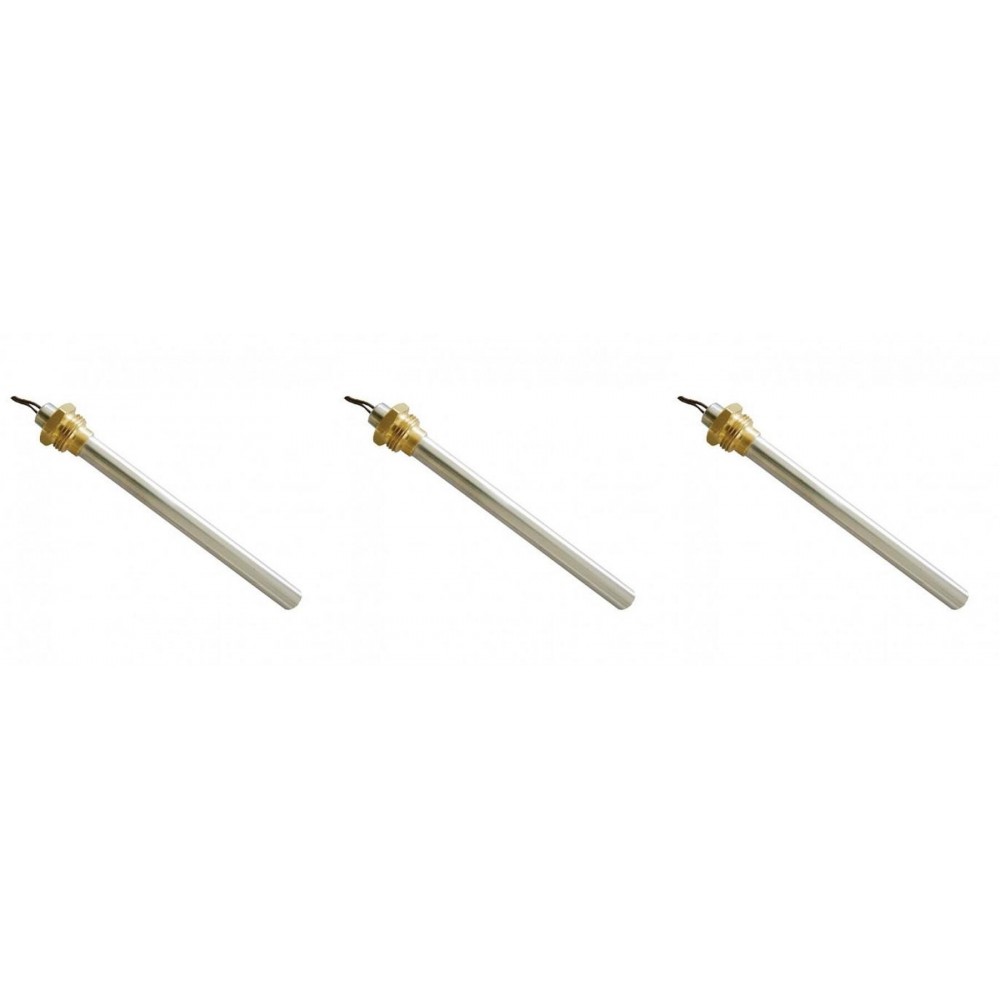 Topné těleso pro peletová kamna BURNiT, Piazzetta, Karmek, MCZ, Ungaro, Superior, Cadel a další, celková délka 185 mm, 350W - x3