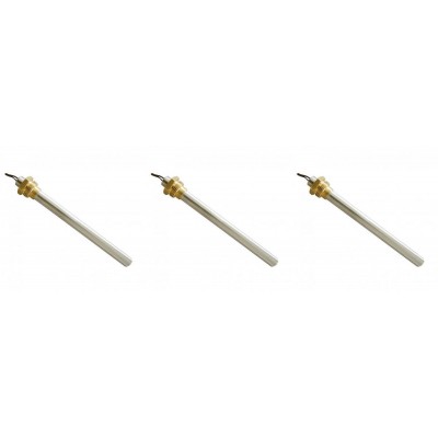 Topné těleso pro peletová kamna BURNiT, Piazzetta, Karmek, MCZ, Ungaro, Superior, Cadel a další, celková délka 185 mm, 350W - x3 - Speciální nabídky